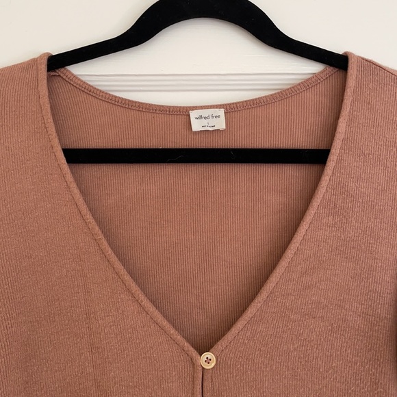 Aritiza Wilfred Free Mckinley Longsleeve Mauve - Picture 9 of 12